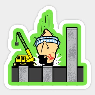 Part Time Job - Piling Construction Sticker